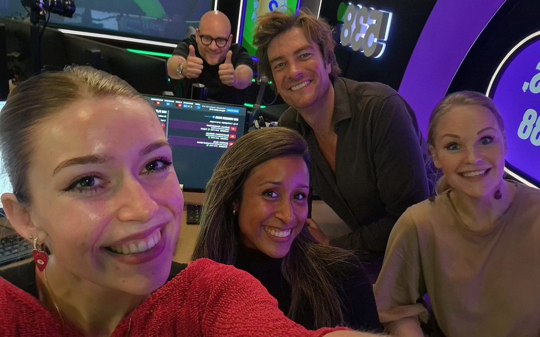 BACKSTAGE: Robin bij Radio 538